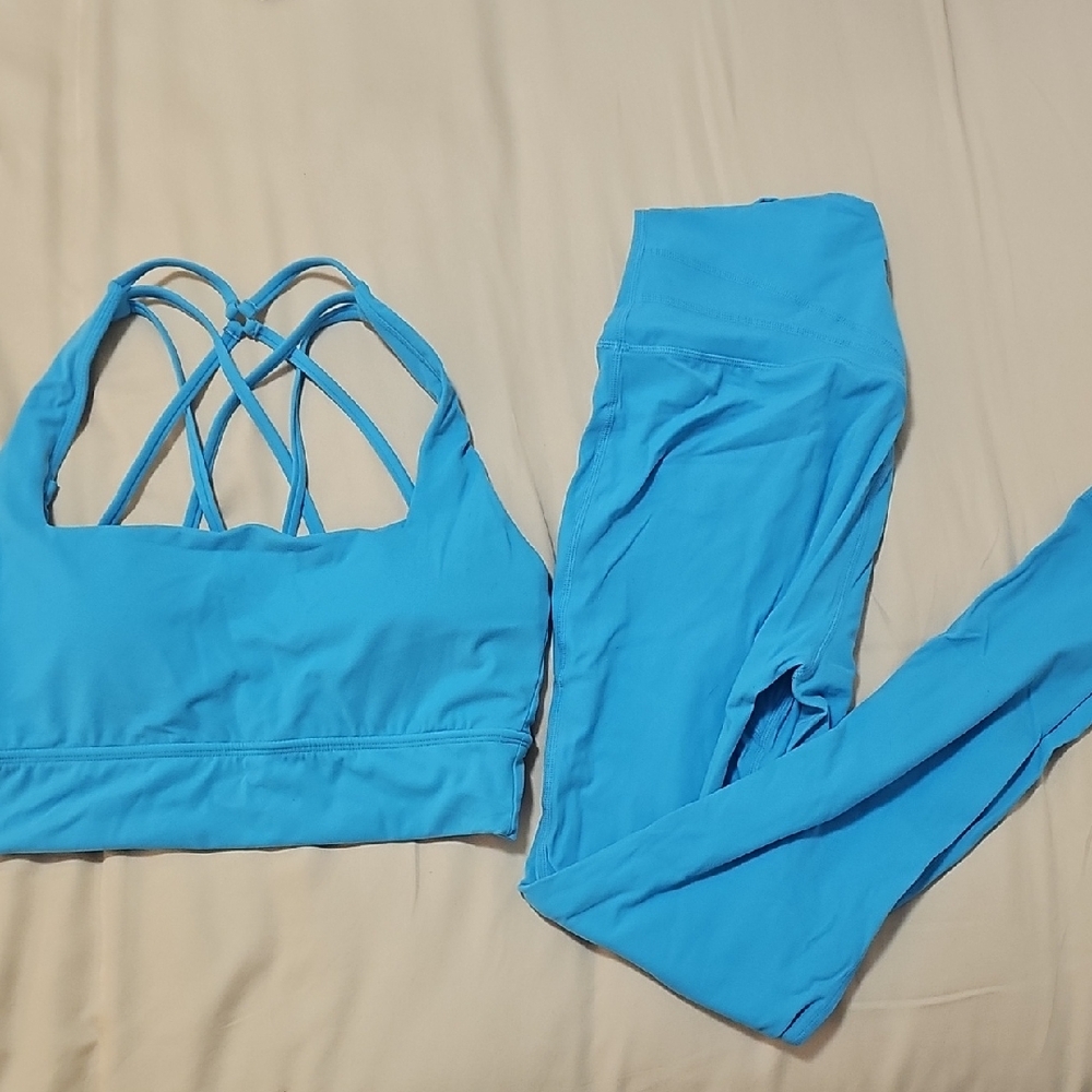 BuffBunny Vibrant Blue Activewear Set